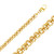14k Yellow Gold Fancy Handmade Manchester Chain 8.0mm 8 Inches