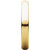 18k Yellow Gold 3mm High Polished Traditional Domed Wedding Band