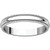 14k White Gold 3mm High Polished Traditional Milgrain Wedding Band