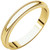 18k Yellow Gold 3mm High Polished Traditional Milgrain Wedding Band