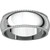 18k White Gold 7mm High Polished Traditional Milgrain Wedding Band