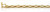 14k Yellow Gold 8mm Solid Puffed Anchor 16 Inches Chain