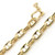 14k Yellow Gold 8mm Solid Puffed Anchor 22 Inches Chain