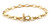 18k Yellow Gold 6mm Solid Puffed Anchor 18 Inches Chain