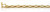 18k Yellow Gold 8mm Solid Puffed Anchor 22 Inches Chain