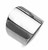 14k White Gold 20mm Cigar Band Ring