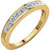 Princess Diamond Band In 14k Yellow Gold 0.50ct