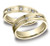 14k Yellow Gold His And Hers Diamond Wedding Set