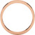 14k Rose Gold 4mm Classic Flat Wedding Band