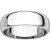 6mm 950 Platinum Traditional High Polished Wedding Band