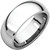 14k White Gold 7mm High Polished Comfort Fit Wedding Band