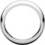 14k White Gold 7mm High Polished Comfort Fit Wedding Band
