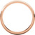 18k Rose Gold 3mm High Polished Traditional Milgrain Wedding Band