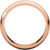 18k Rose Gold 6mm High Polished Traditional Milgrain Wedding Band