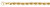14K Yellow Gold 9mm Regular Rope Chain 24 Inches