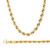 14K Yellow Gold 9mm Regular Rope Chain 24 Inches