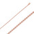 14k Rose Gold Rolo Chain 1.8mm Wide 18 Inches