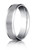 Platinum 6mm Comfort-Fit Satin-Finished with High Polished Beveled Edge Carved Design Band