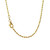 18k Gold 2mm Diamond Cut Bead And Bar Chain 16 Inches