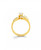 14k Yellow Gold Round and Baguette Diamonds Wedding Sets .85ct.