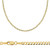 10k Gold 3mm Flat Curb Chain 22 Inches
