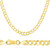 10k Gold 8mm Flat Curb Chain 30 Inches
