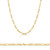 10k Gold 2.2mm Open Figaro Chain 18 Inches