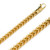 10k Yellow Gold 5.1mm Hollow Franco Chain 30 Inches