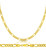 14k Gold 6.0 mm Figaro Chain 16 Inches