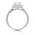 0.80Ct-Ctr(Round) 0.70Ct-Side 18K W/G Diamond Engagment Ring