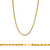 10k Gold 2.5mm Diamond Cut Rope Chain 24 Inches