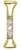 14k Yellow Gold 3/8 Inch 0.06ct Diamond Initial I Pendant