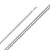 14k White Gold 5mm "Nickel Free" Curb Chain 10"