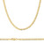 10k Gold 2.6mm Flat Curb Chain 16 Inches