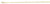 10k Gold 2.6mm Flat Curb Chain 16 Inches