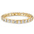 14k Yellow Gold Round Cut Bar Set Diamond Eternity Wedding Band (1.00 ct. tw)