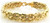 14k Gold 13mm (9/16 inch) Byzantine Bracelet 7 Inches