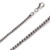 10K White Gold 4.30mm Diamond Cut Franco Chain 20 Inches