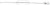 10k White Gold (Nickel Free) Rolo Chain 1mm Wide 22 Inches