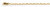 10K Yellow Gold 2.6mm Fancy Hand Made Chain 30 Inches