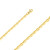 10K Gold 3.6mm Fancy Hand Made Chain 16 Inches