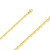 10K Gold 3.6mm Fancy Hand Made Chain 18 Inches