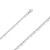 10k White Gold 3.6mm Fancy Hand Made Chain 24 Inches
