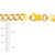 10K Yellow Gold 10.5mm Flat Curb Bracelet 9 Inches