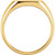 10k Gold Men's Signet Ring 11mmx11mm