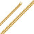 14K Yellow Gold 9.4mm Hollow Miami Cubans Chain 26 Inches
