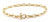 14k Yellow Gold 4mm Solid Puffed Anchor 22 Inches Chain