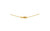 14k Gold Diamond Cut Bar Chain Necklace .9mm 18 Inches