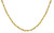 14k Gold Diamond Cut Bar Chain Necklace 1.8mm 16 Inches