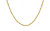 14k Gold Diamond Cut Bar Chain Necklace 1.00mm 20 Inches
